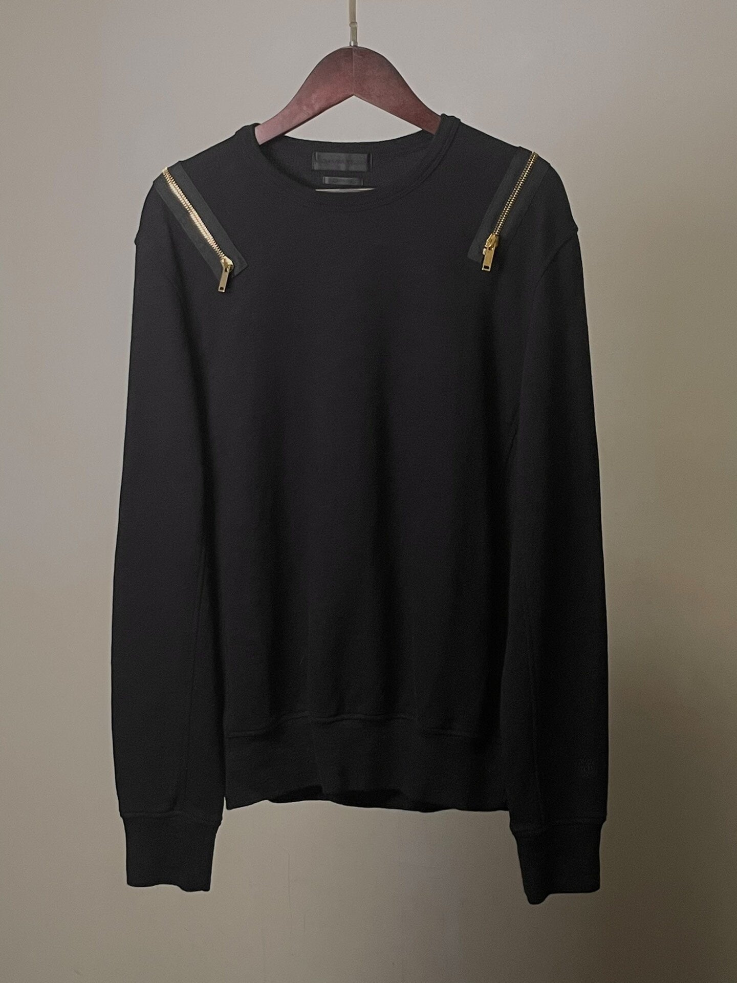 alexander mcqueen fw14 double zipper sweatshirt