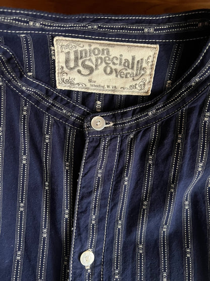 Freewheelers Vintage Indigo Stripe Shirt