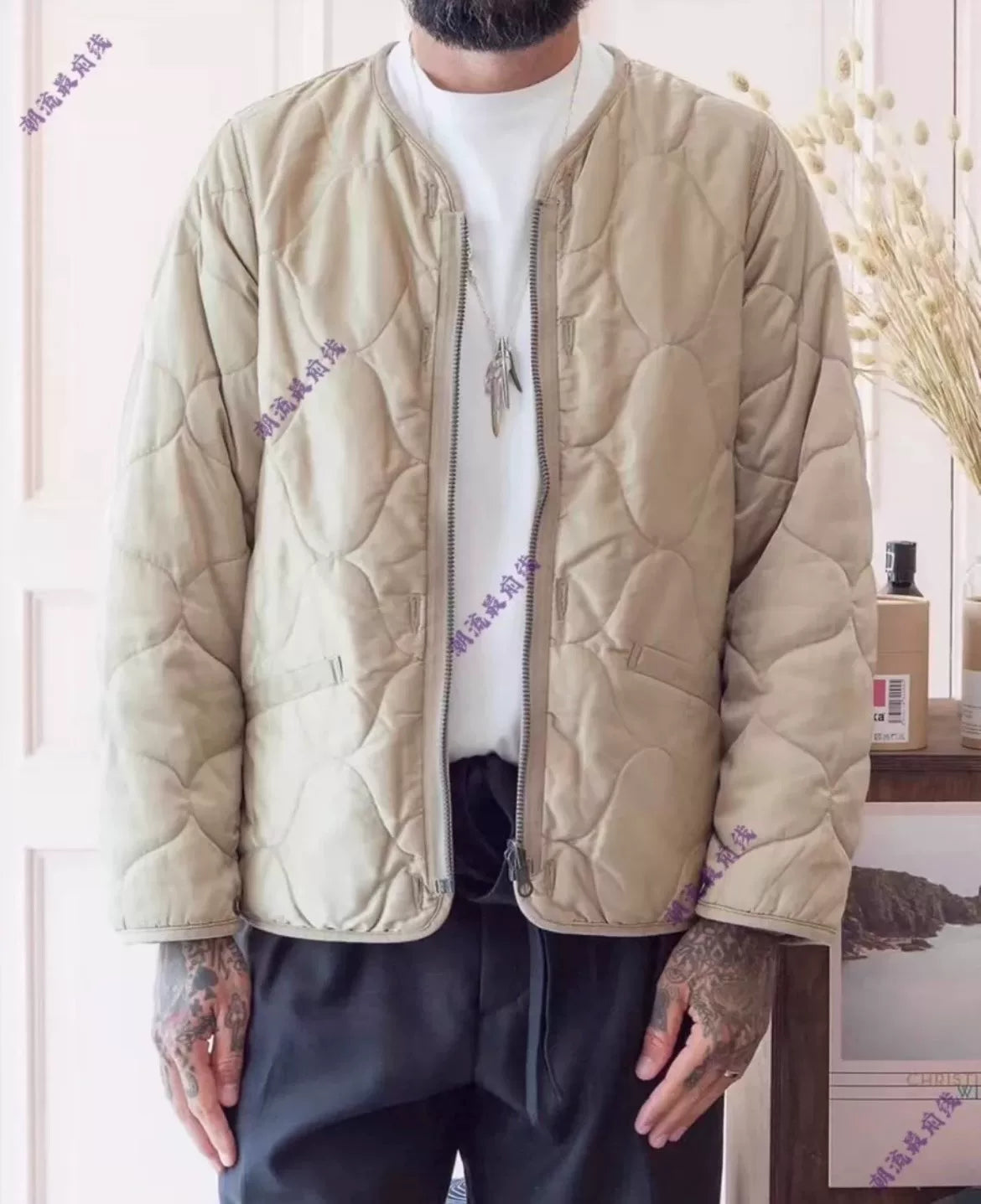 visvim 19aw iris liner jacket beige