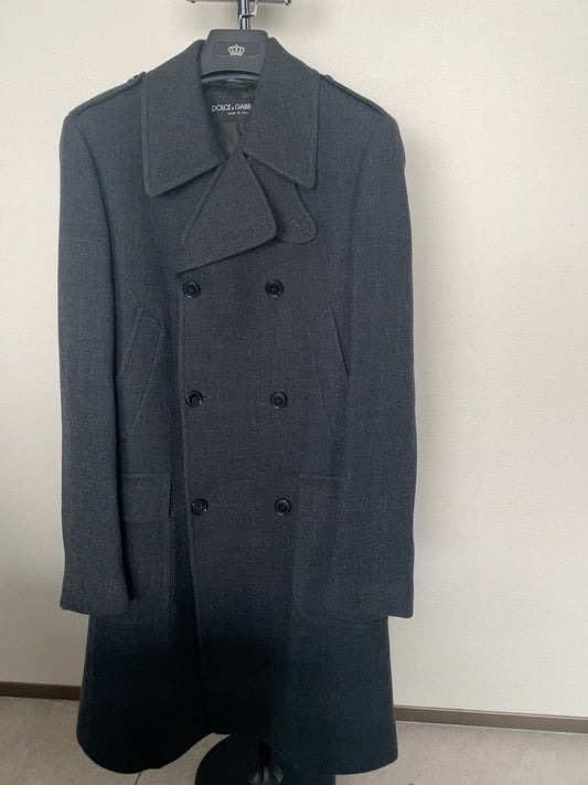 Dolce & Gabbana Double-Breasted Military Coat