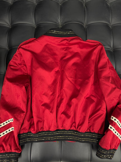 Saint Laurent Red Pilot Jacket