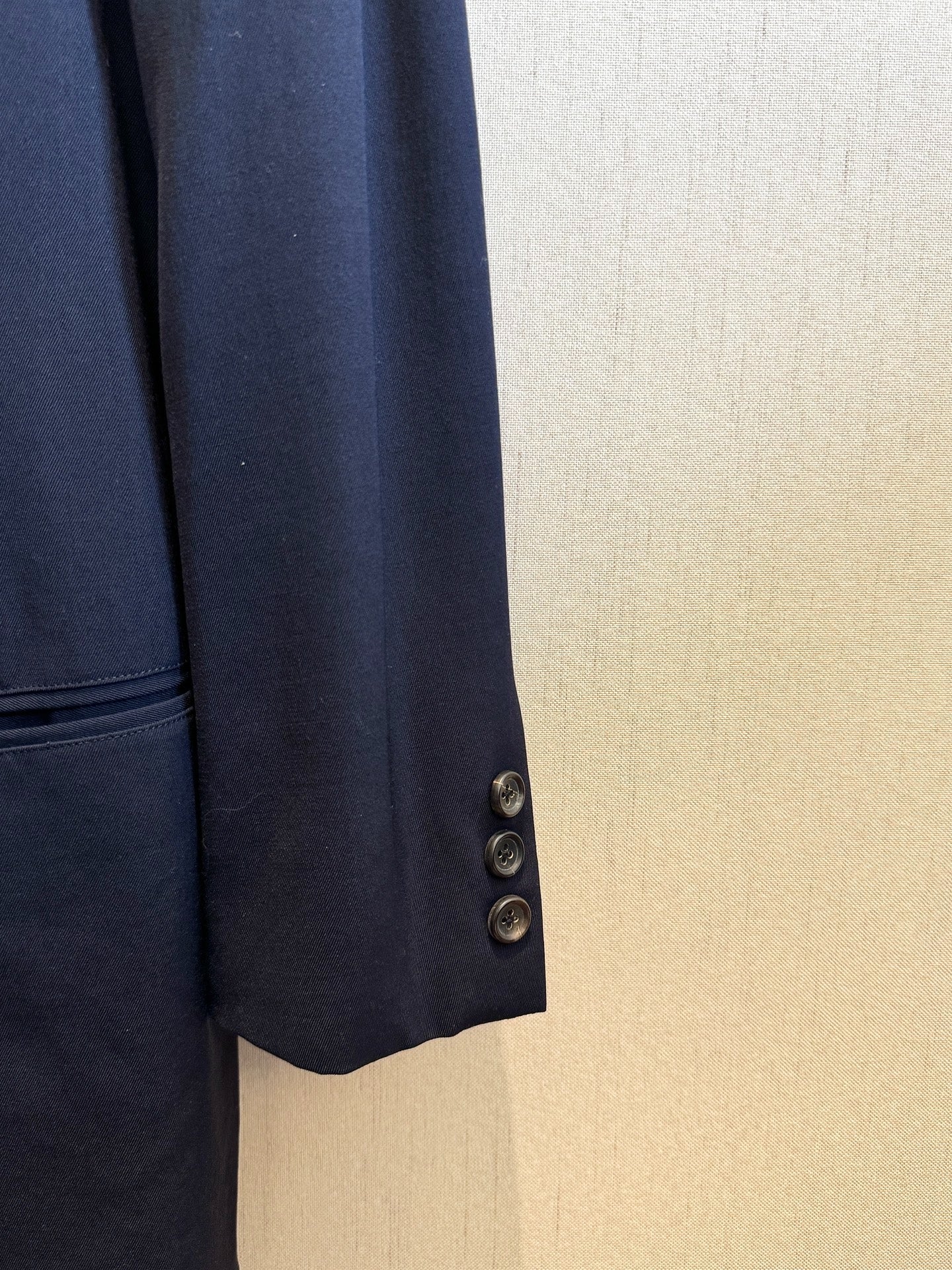 Yohji Yamamoto 93SS Navy Double-Breasted Blazer