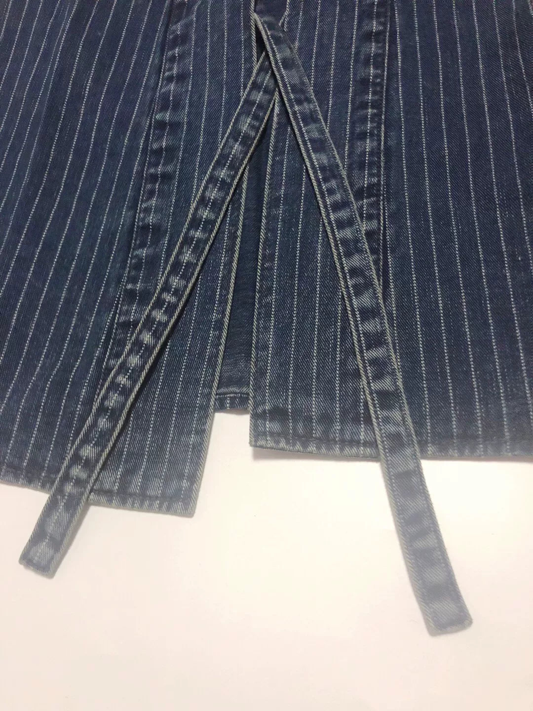 Visvim LHAMO SHIRT WABASH Indigo Striped