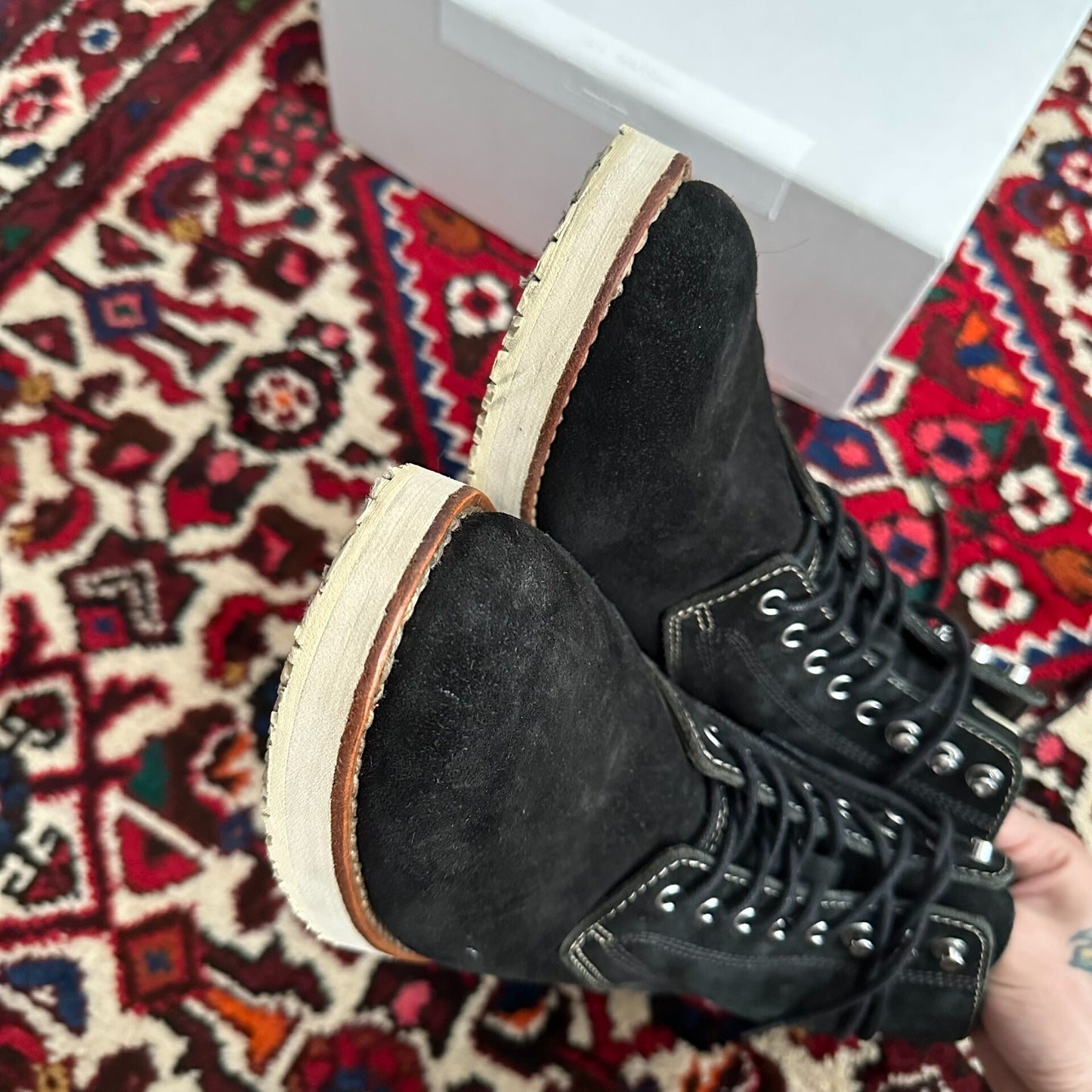 Visvim Virgil Boots Black Size 10.5