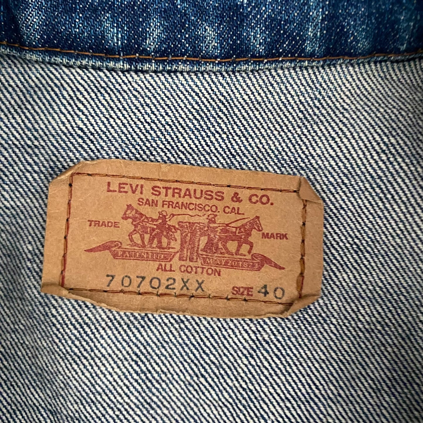 Levi's LVC 70702xx J02 Denim Jacket