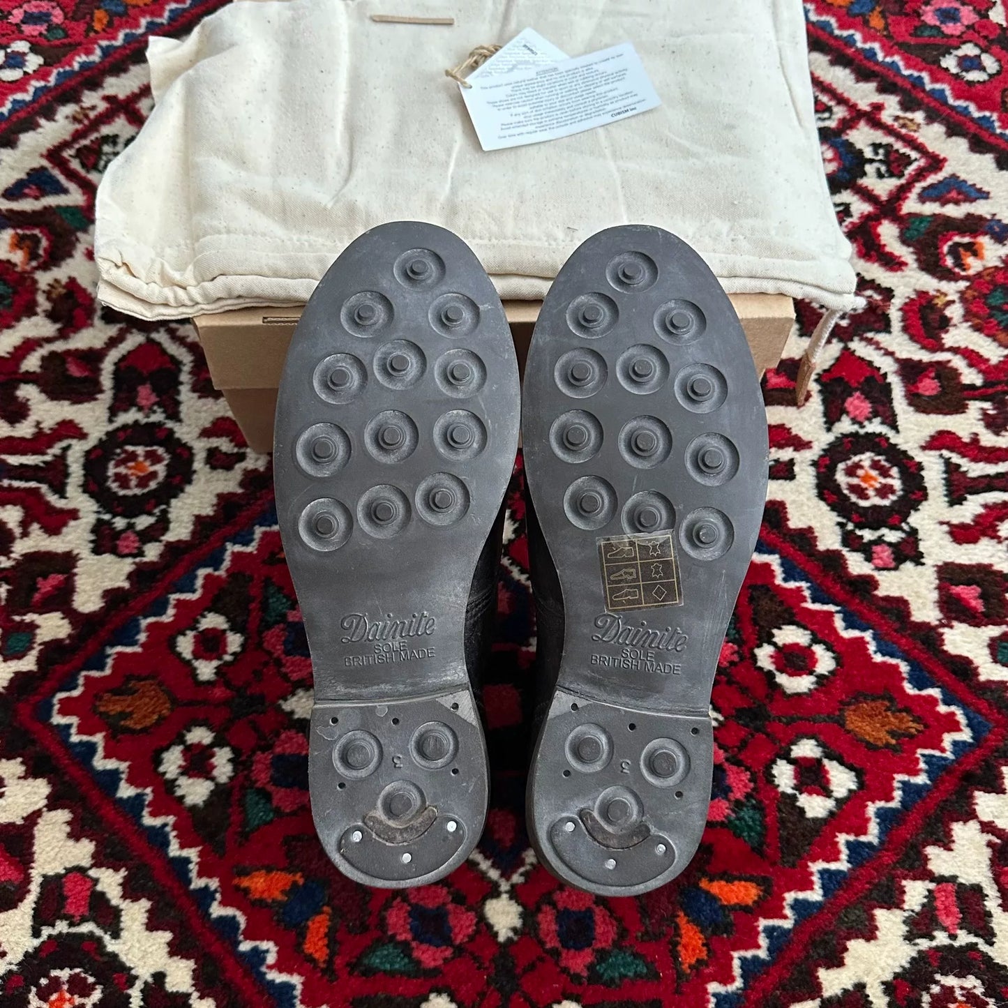 visvim brigadier boots in original mud dye