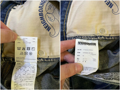 NEIGHBORHOOD Distressed Washed Jeans