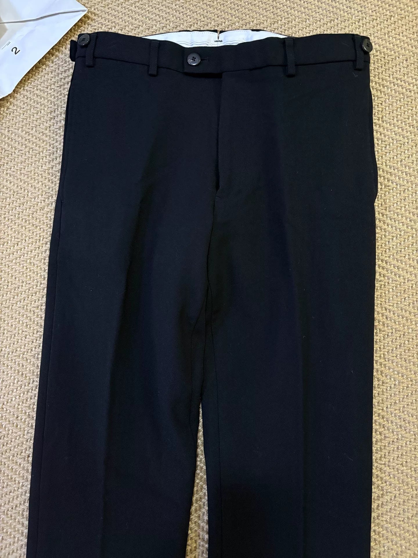 VISVIM HIGH-WATER SLACKS (WOOL)