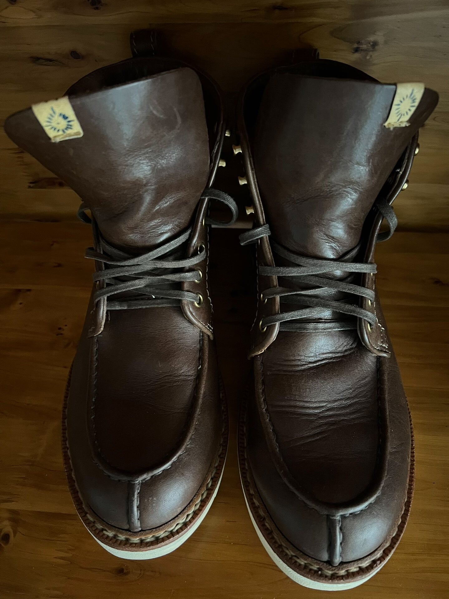 visvim Armiger Folk Brown Leather Boots