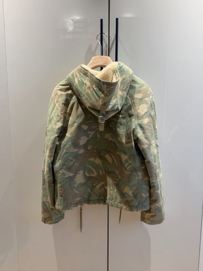 Saint Laurent Camouflage Hooded Jacket