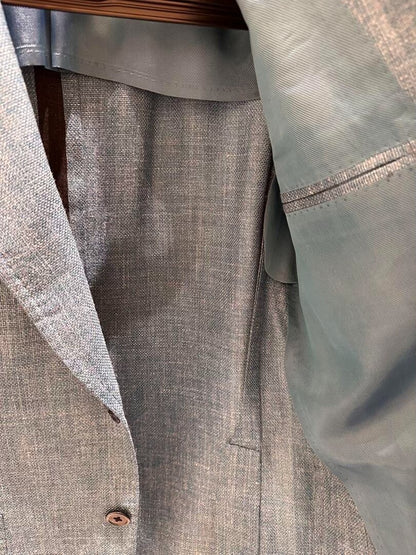 elegant cashmere blend single-breasted blazer