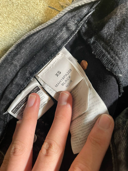 vetements 19 deconstructed tattoo denim pants