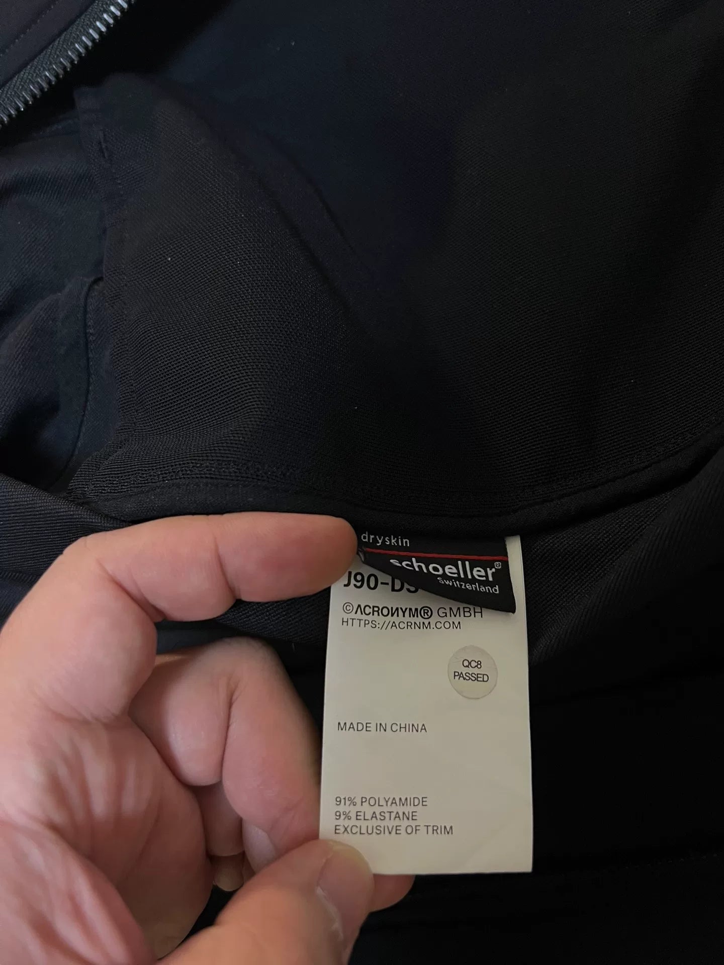 Acronym j90-ds Jacket in Black