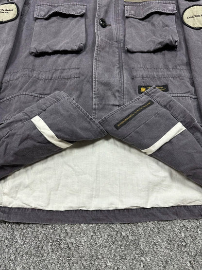 neighborhood 15ss m65 washed hooded jacket