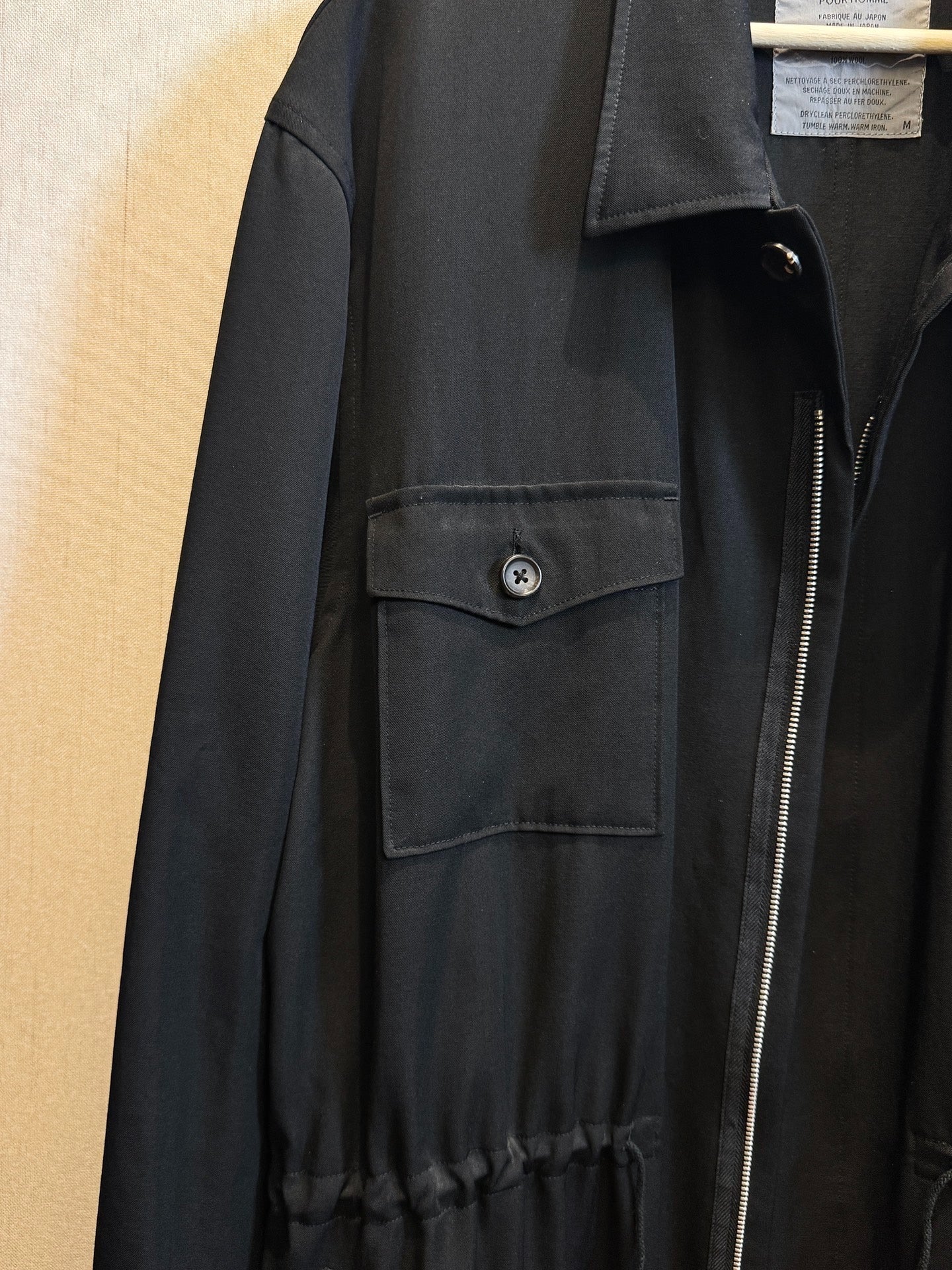 Yohji Yamamoto 89AW Zip Drawstring Jacket