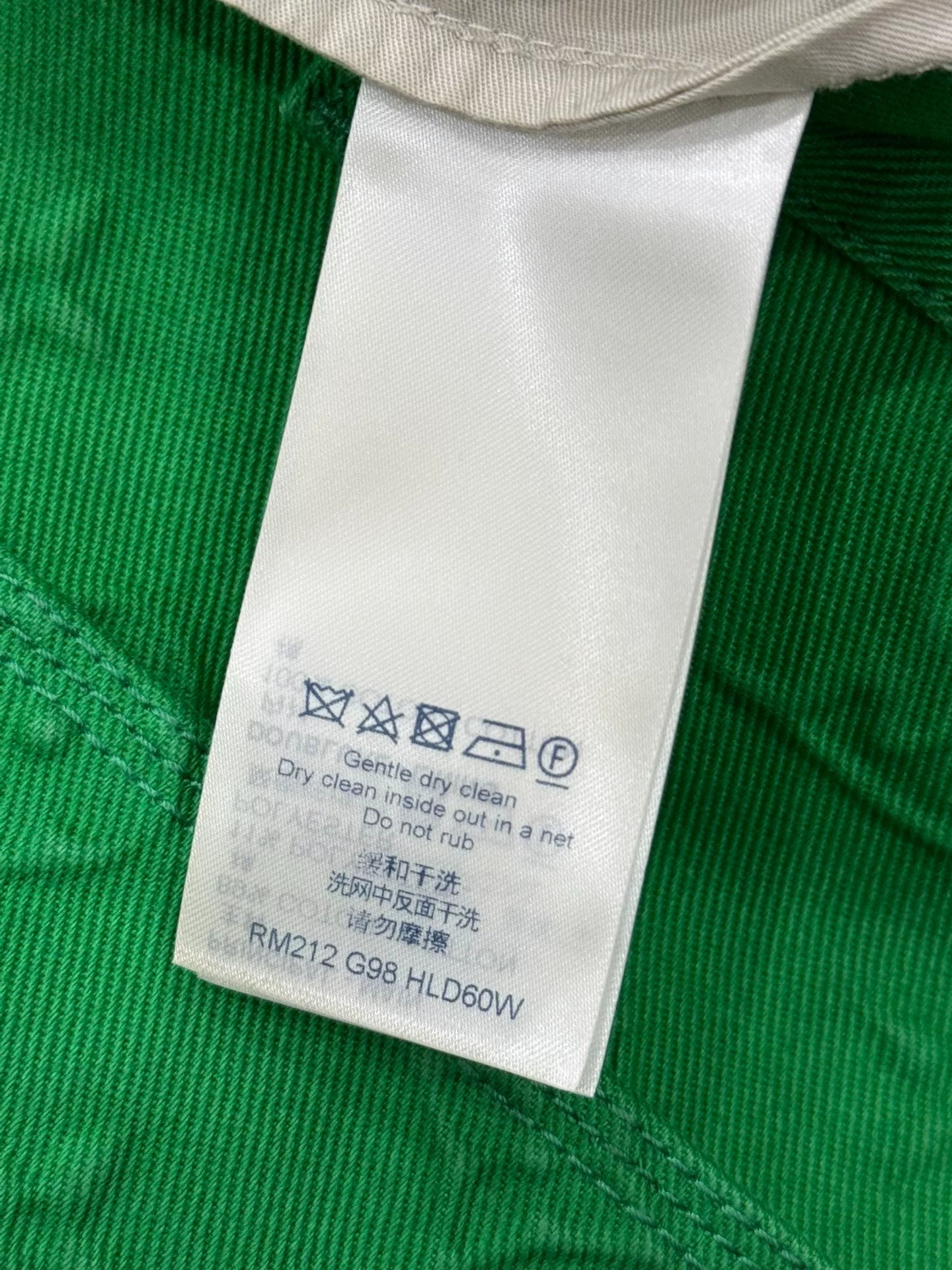 louis vuitton green carpenter pants size 32