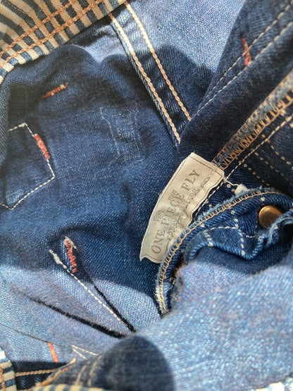 longshoreman bootleggers denim pants for men