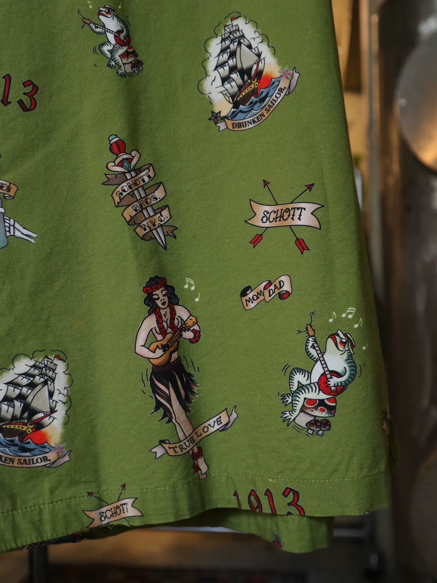 Schott NYC Old School Cuban Shirt