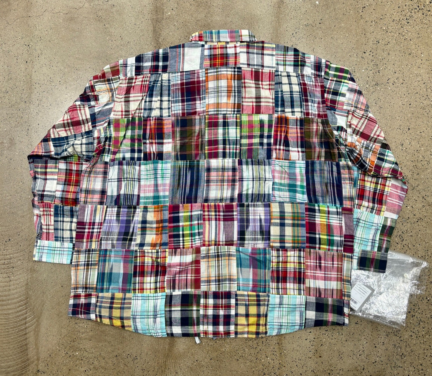 BROCHURE Madras Patchwork Shirt