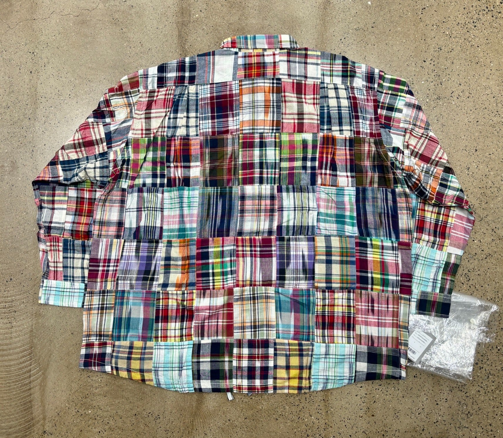 BROCHURE Madras Patchwork Shirt