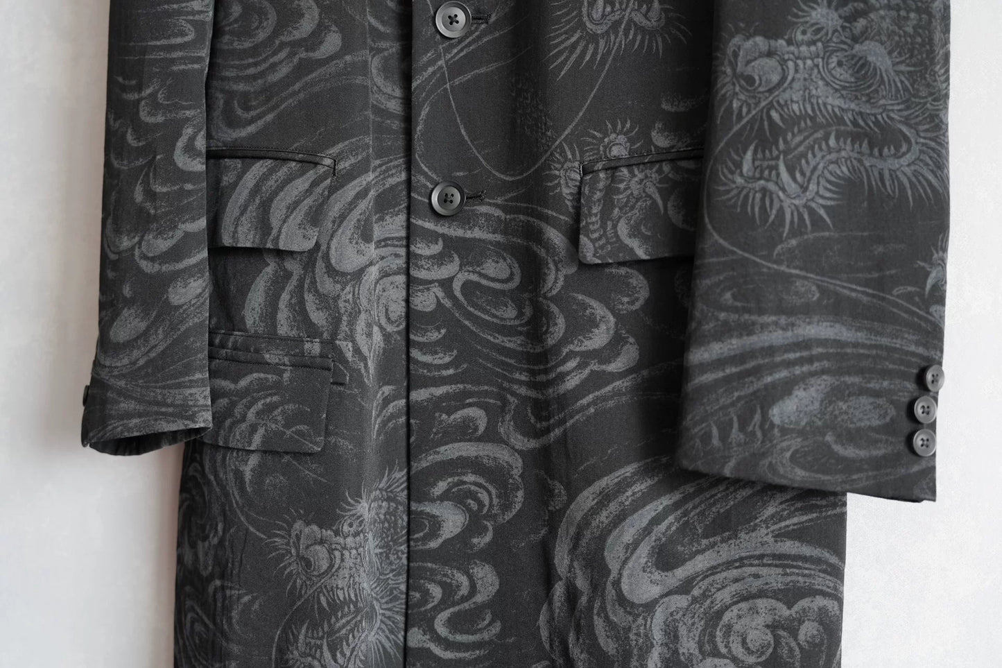 Yohji Yamamoto 22AW Dragon Cloud Print Jacket