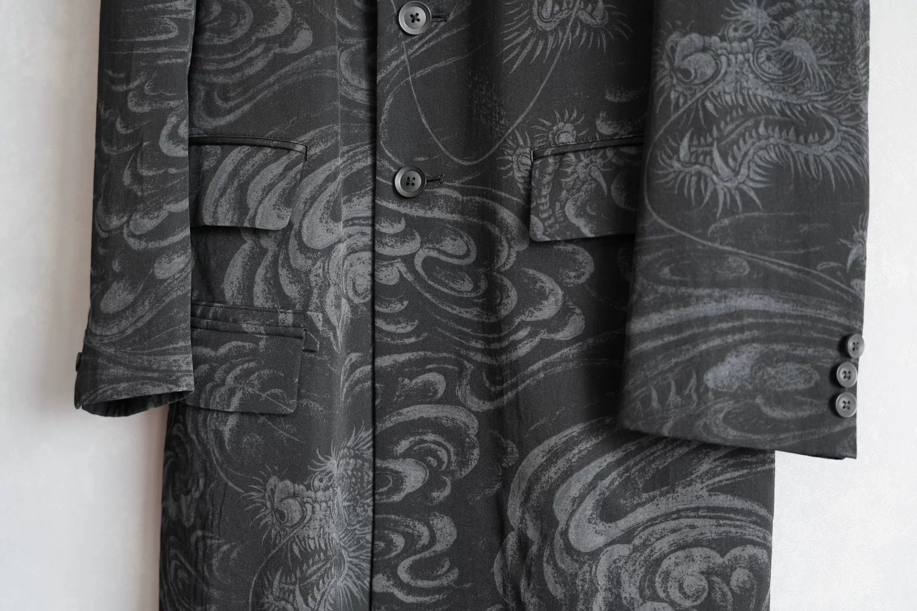 Yohji Yamamoto 22AW Dragon Cloud Print Jacket