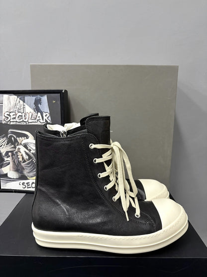Rick Owens 26SS Black Sheepskin High-Top