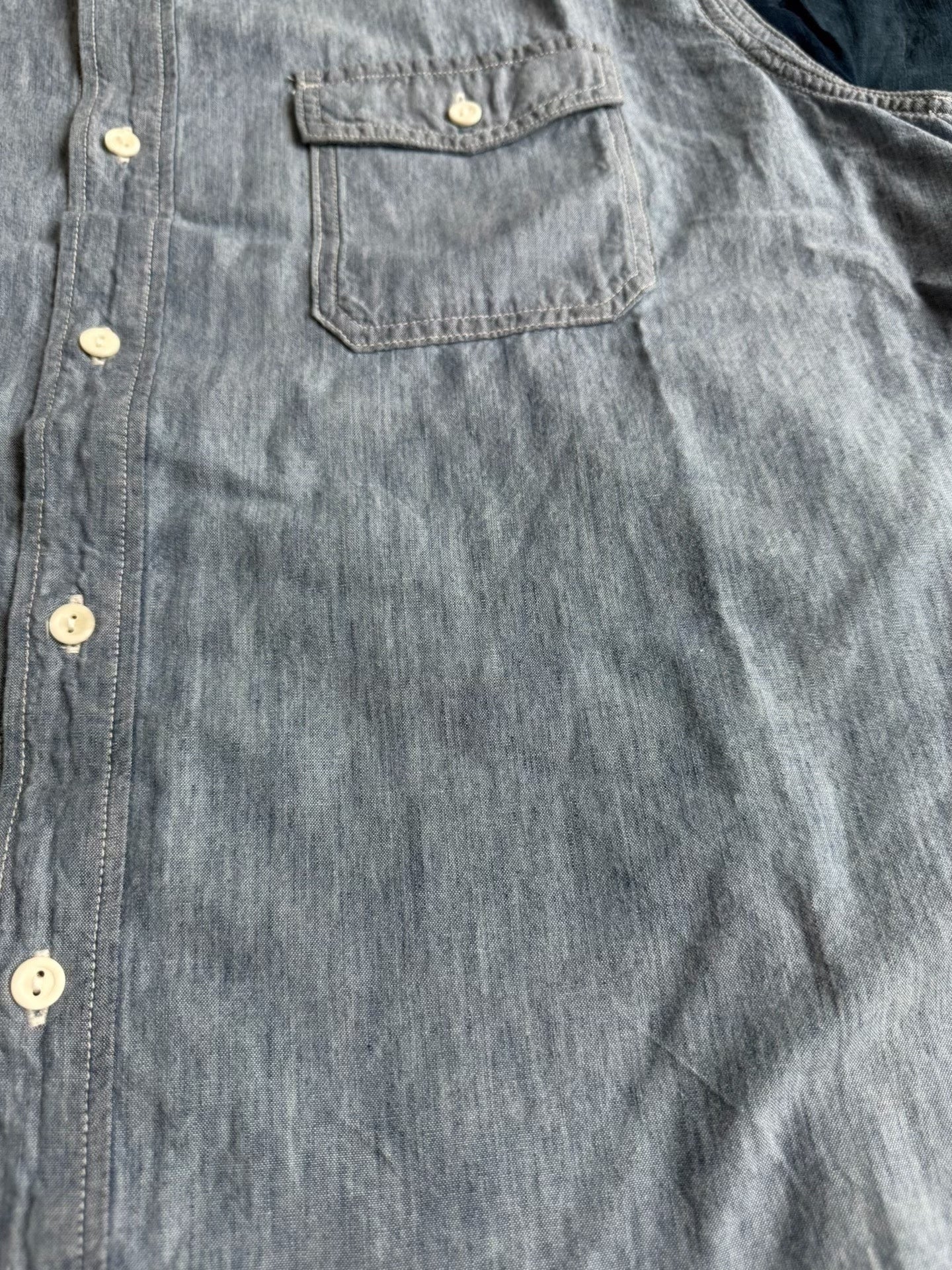 VISVIM 22SS Cut Off Chambray Meguro Limited