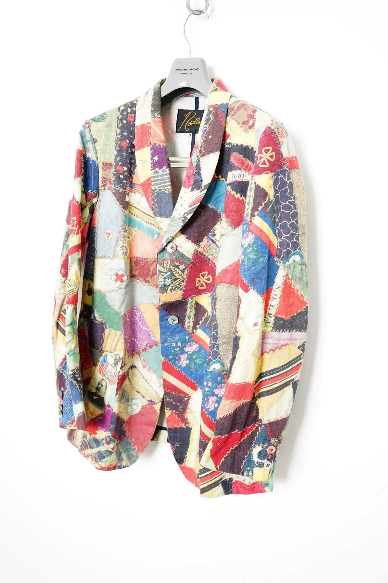 Needles Retro Patchwork Floral Spring-Summer Blazer