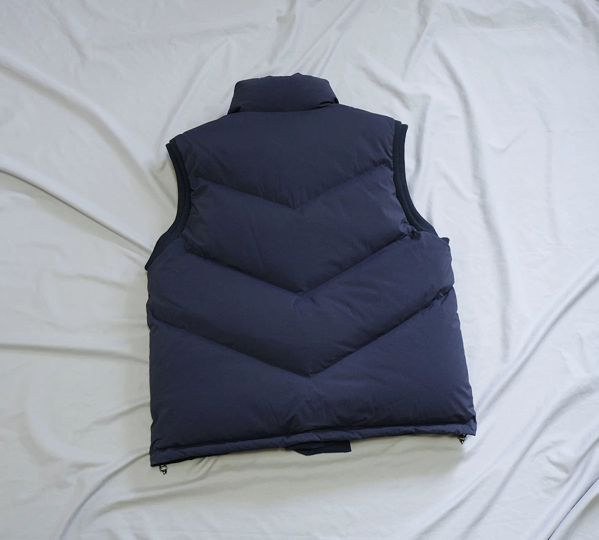 navy alaska down vest for winter