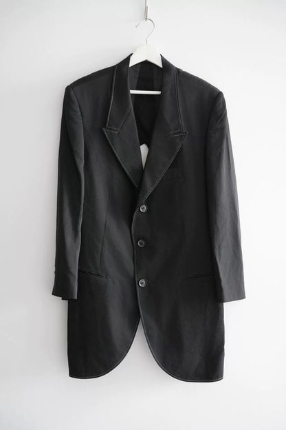 Yohji Yamamoto Black Cutout Suit Jacket