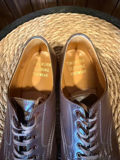 U-tip Leather Shoes with Original Box