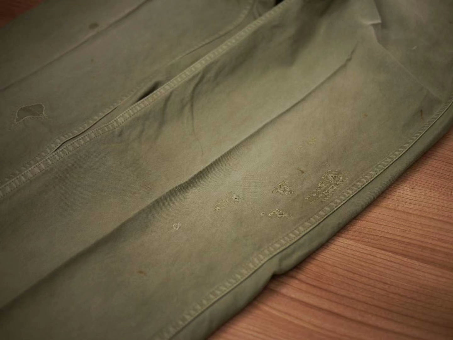 VISVIM Wide Chino Pants Green