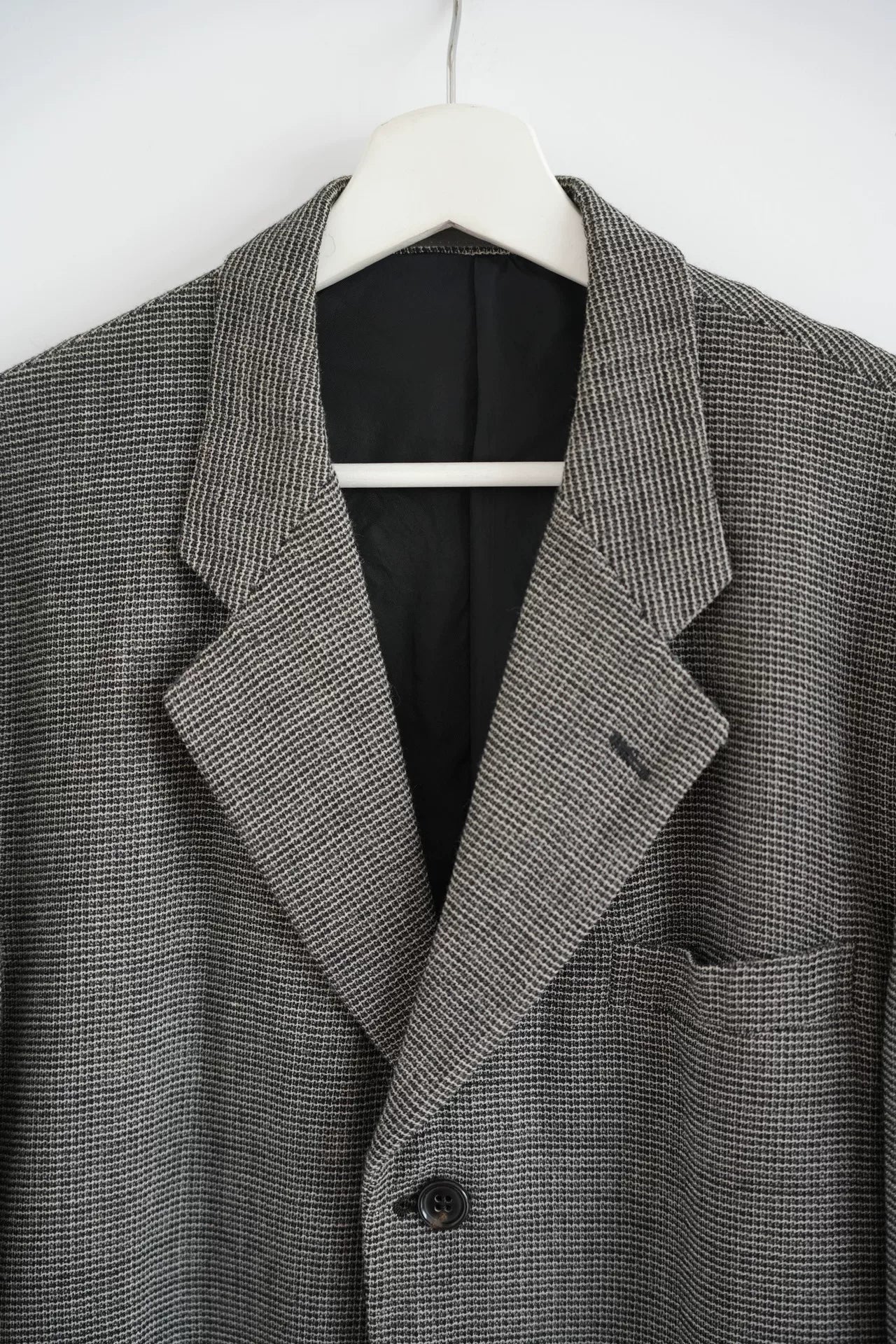 comme des garçons waffle suit jacket