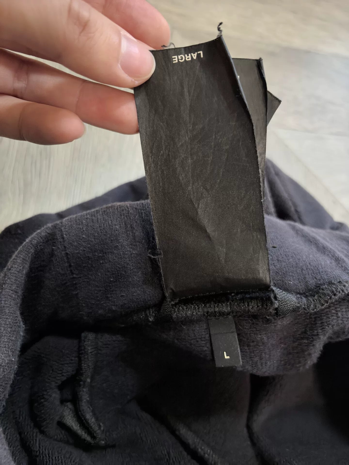 fear of god distressed shorts with belt