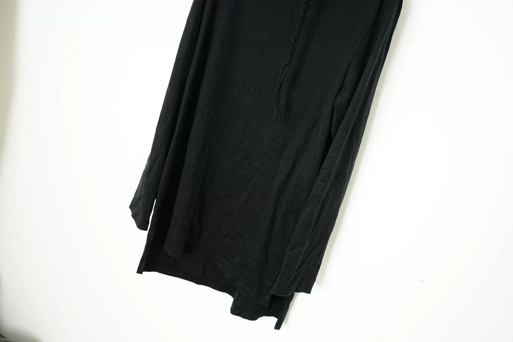 Yohji Yamamoto High Neck Tie Long Sleeve T-shirt