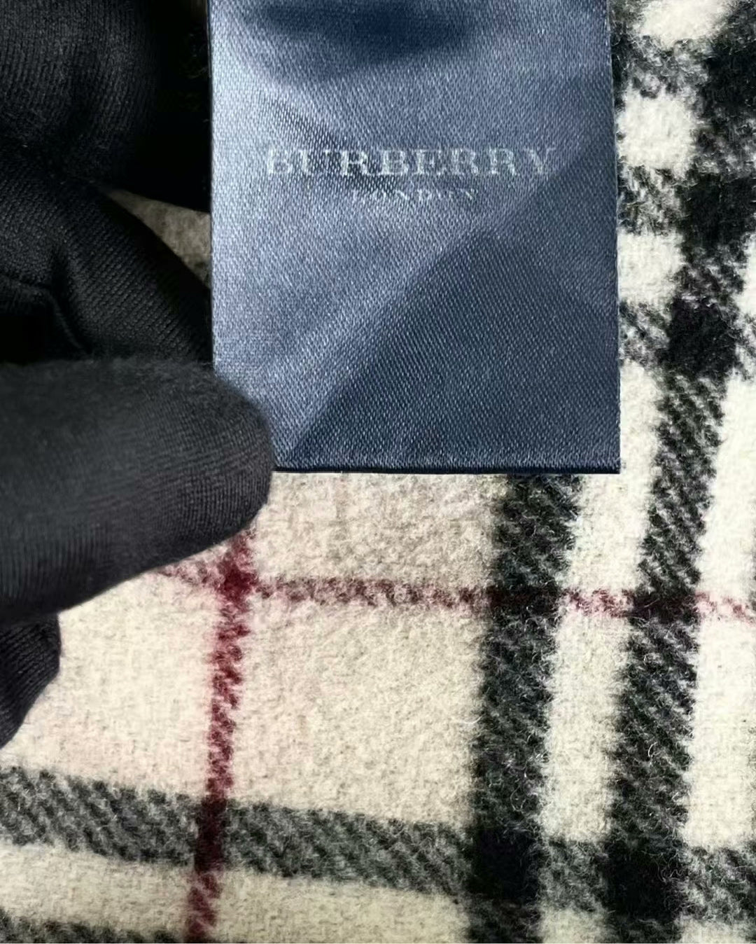 burberry black duffle coat with hood