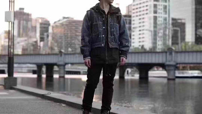 visvim SS Shorty Chore Dry Denim Jacket