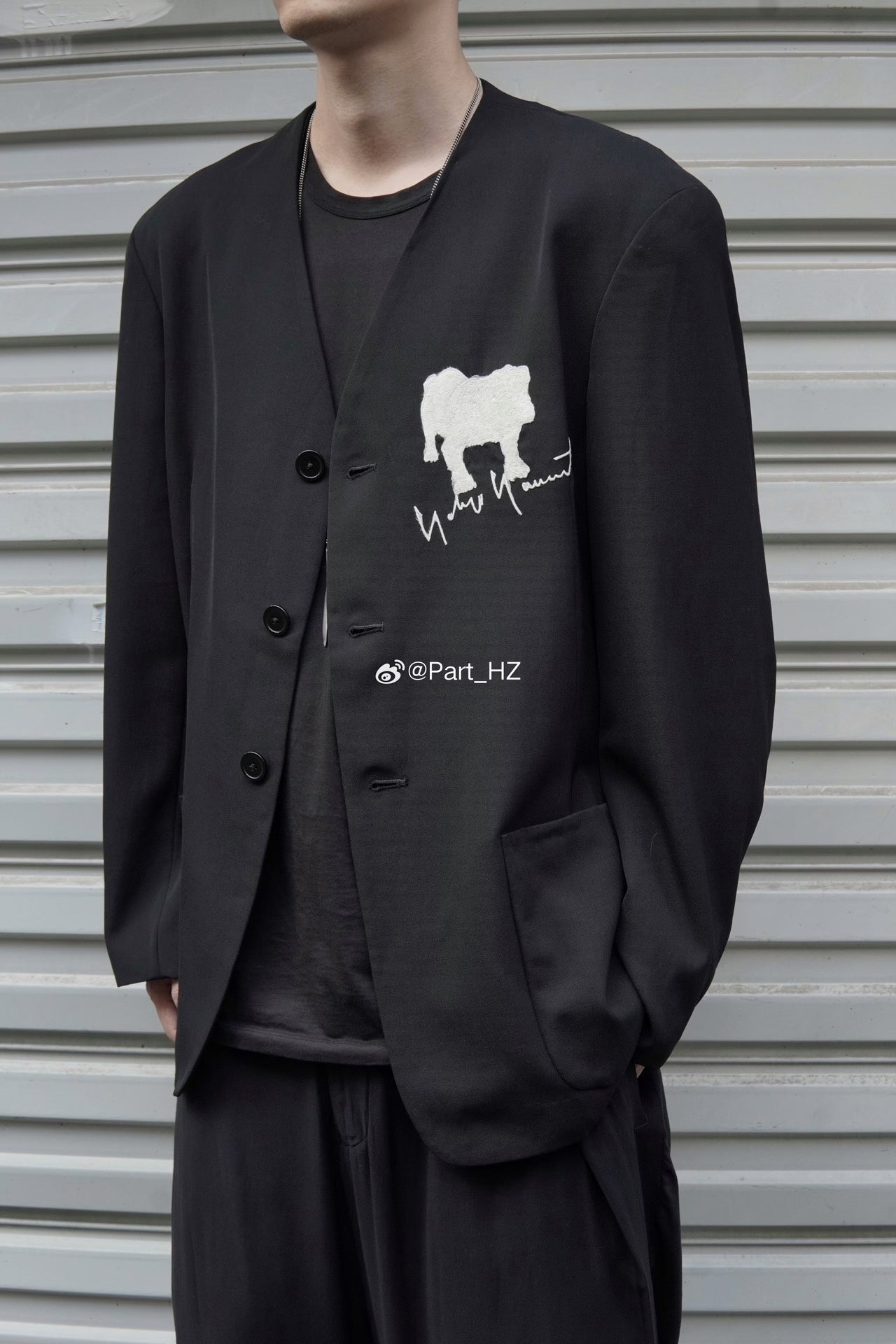 Yohji Yamamoto Pour Homme S/S 1990 Dog Jacket