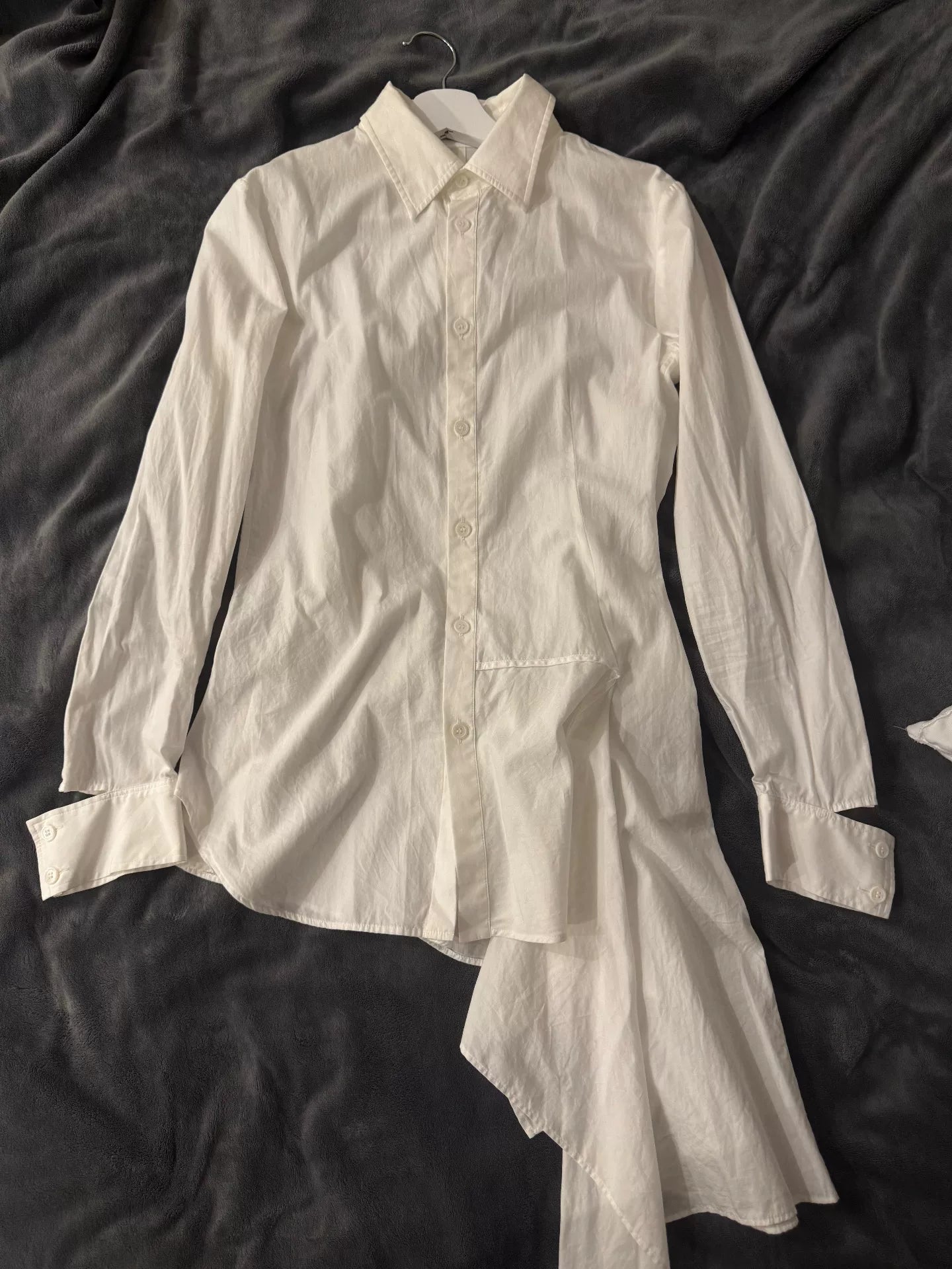 Yohji 23SS White Irregular Shirt