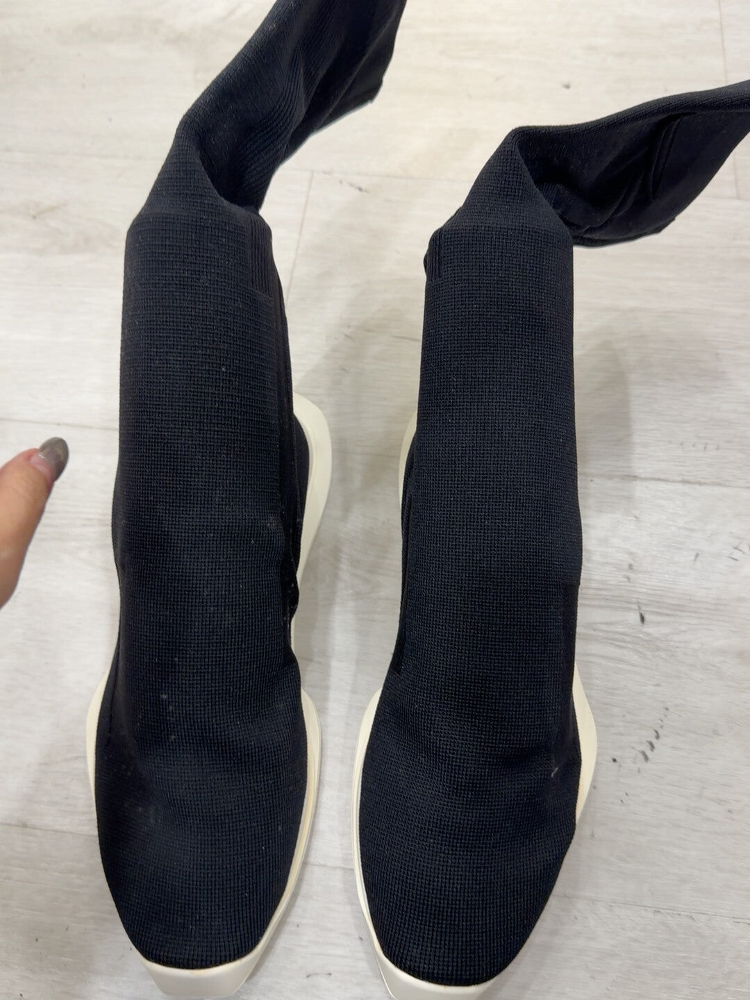 Rick Owens DRKSHDW Black Sock Sneakers