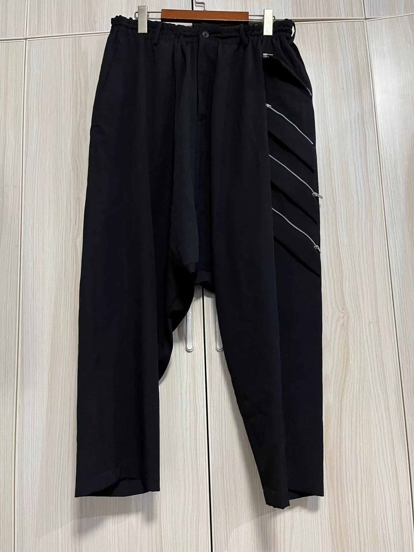 Yohji Yamamoto Zippered Wool Pants