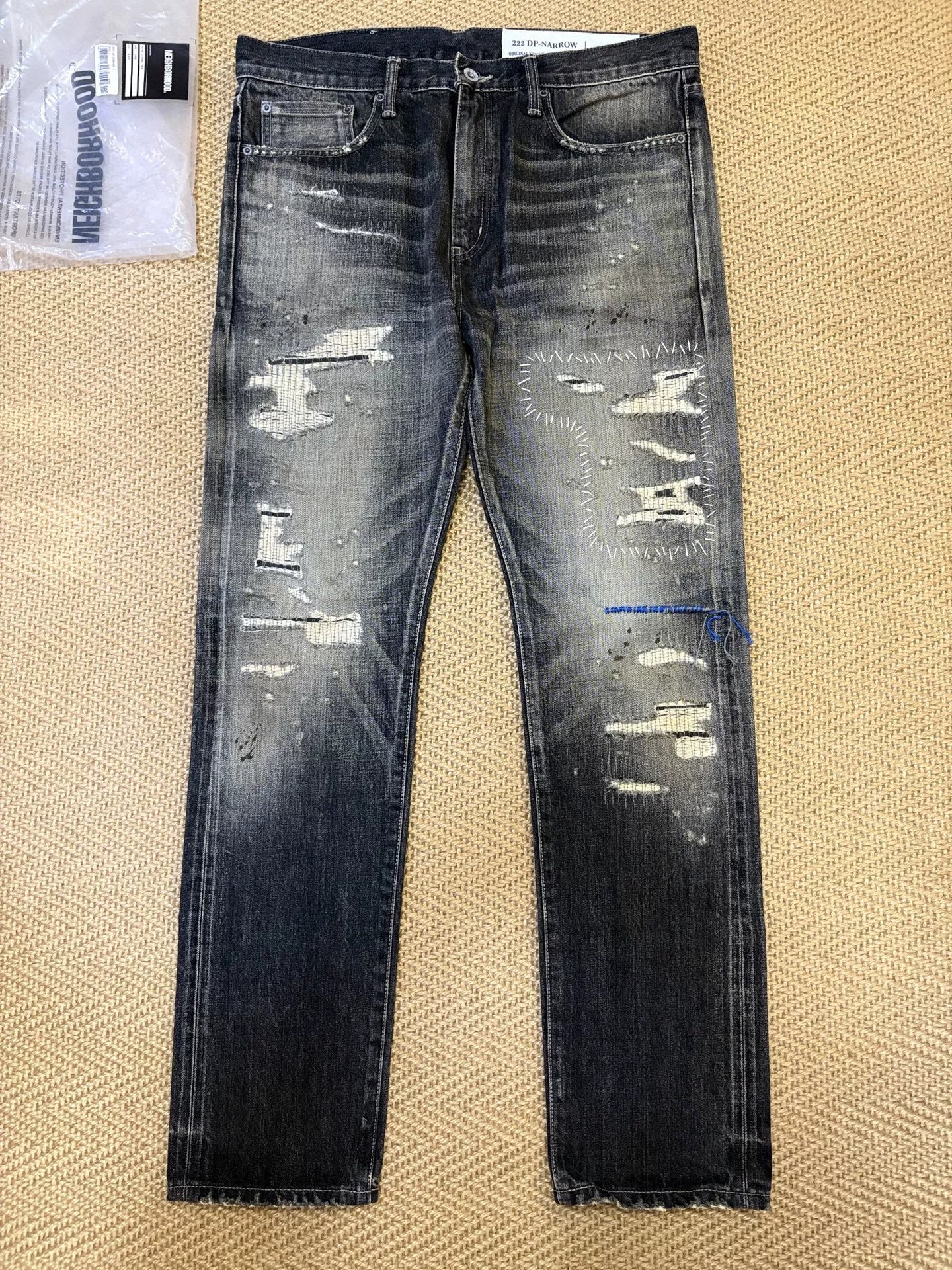 Neighborhood 22AW Washed Jeans