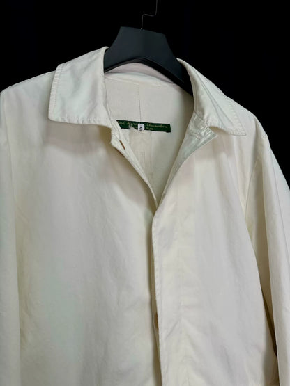 paul harnden classic mac coat in ivory