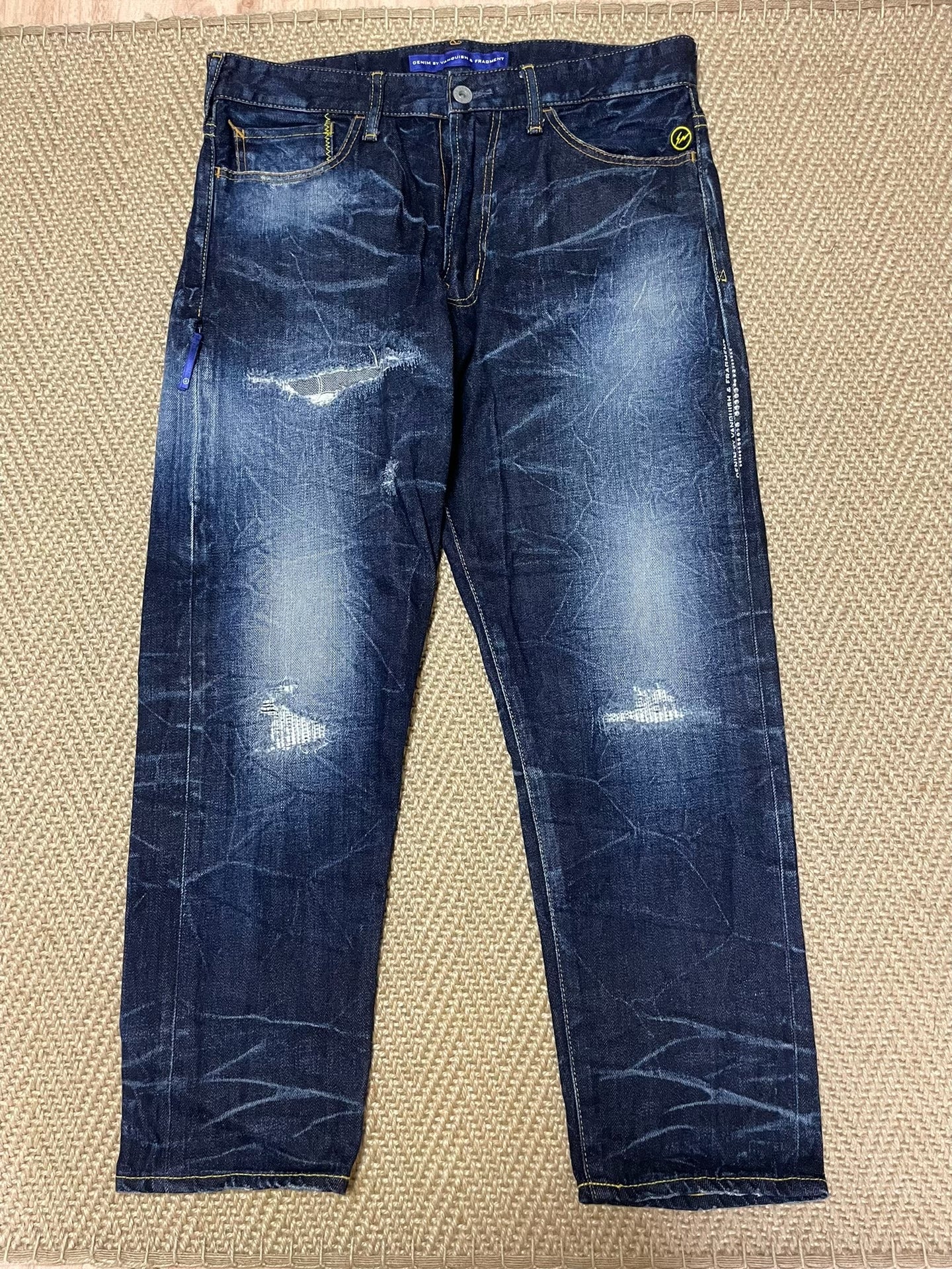 Vanquish & Fragment Cropped Denim Jeans