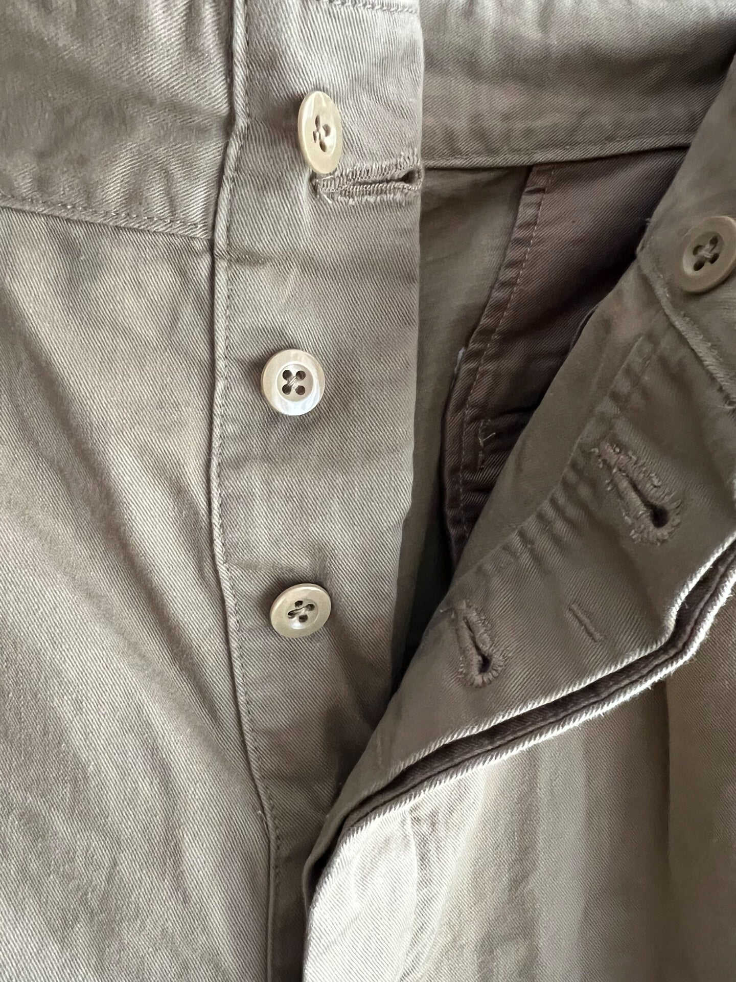 vintage khaki officer pants by Vontade