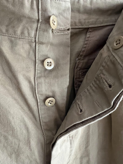 vintage khaki officer pants by Vontade