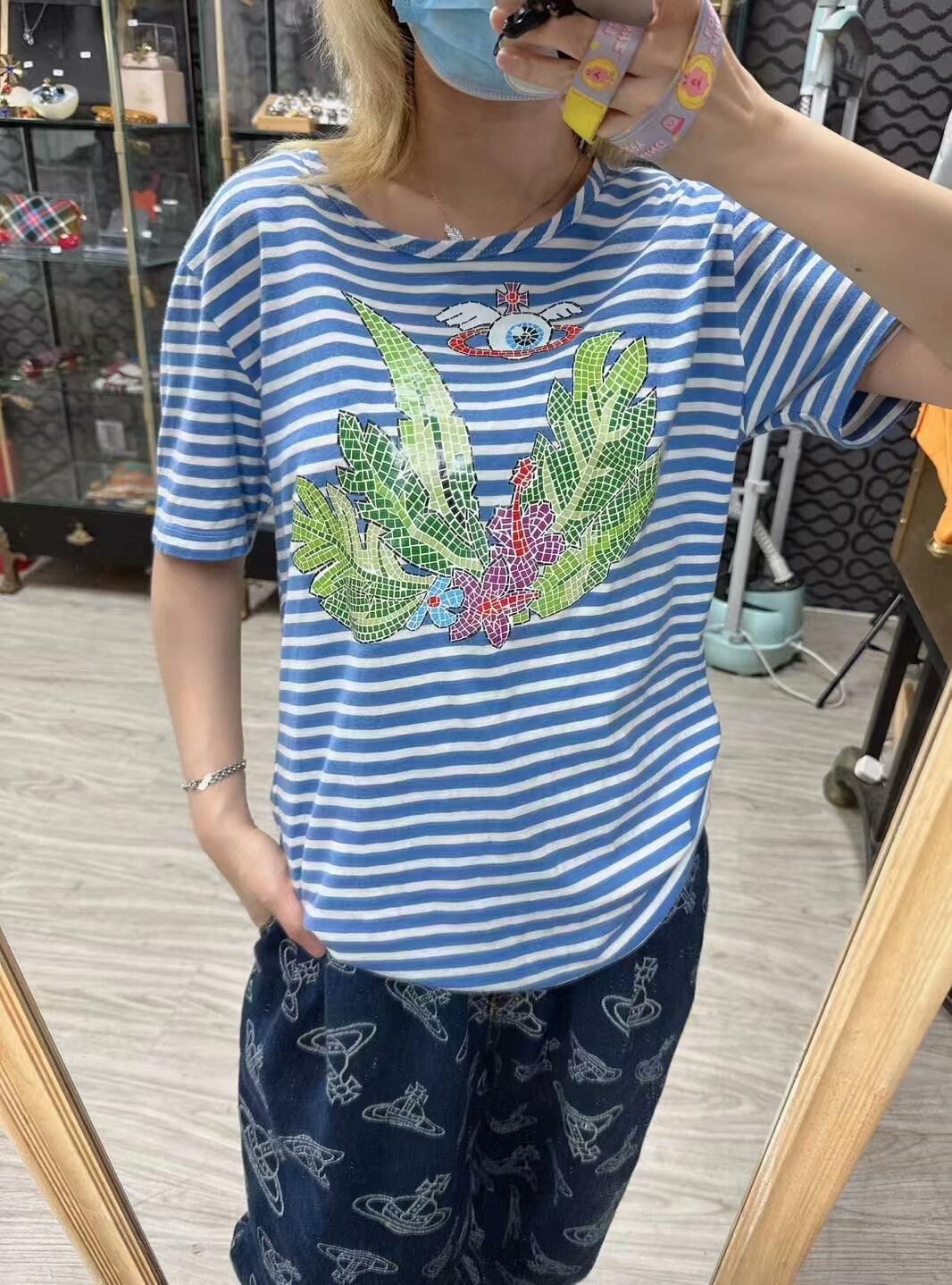 Vivienne Westwood Saturn Stripe T-Shirt