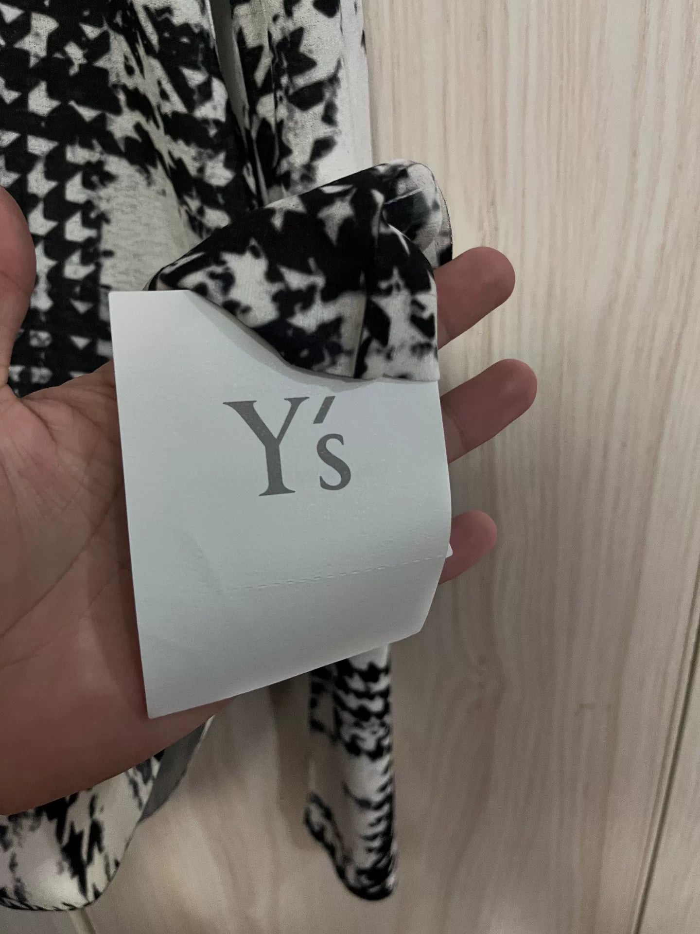 Yohji Yamamoto Long Sleeve Top