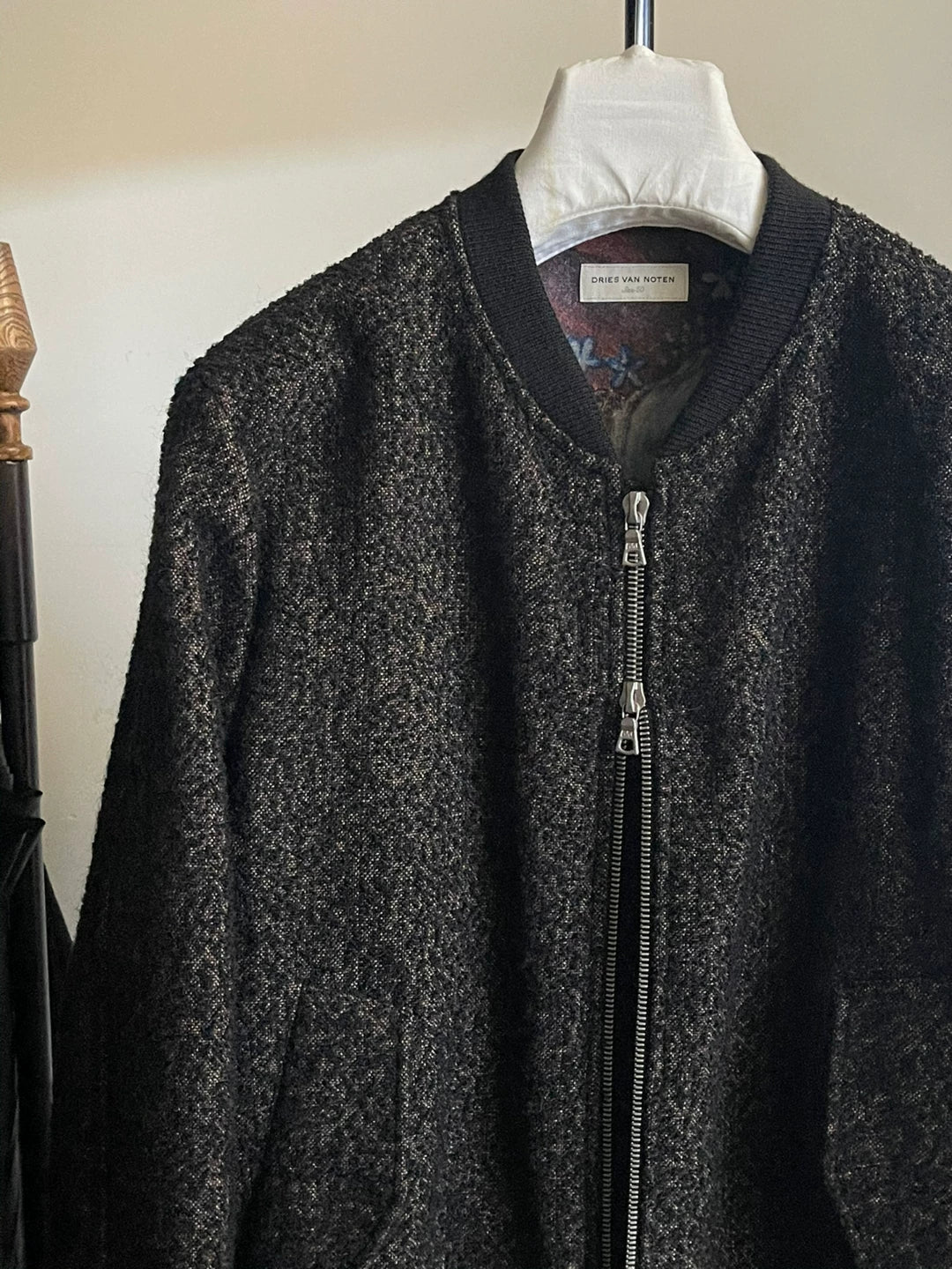 drapes van noten wool jacket with elegant lining